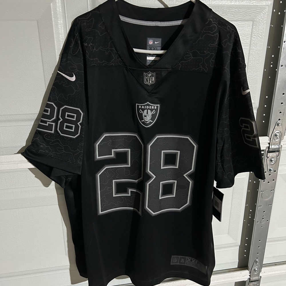 Unique NFL Raiders Jacobs jersey. Size XXL. Brand new.